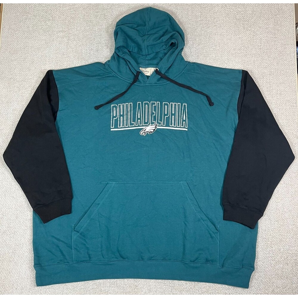 Philadelphia Eagles Hoodie Men's 5XL Pullover Green NFL Football Fanatics